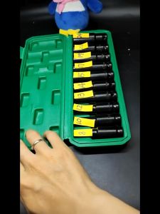 20 piece setimpact wrench socket set deep socket wrench set deep socket For Air Pneumatic Repair Tool Hand Tool  1/2" Drive Master Impact Socket Set Metric (8-24 mm) Sizes 1/2 Impact Socket Set