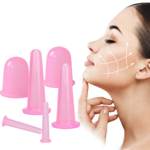 Silicone Vacuum Cupping Massage Set Anti-Cellulite Facial Suction Cups Slimming Body Pain Relief Roller Therapy Jars for Home