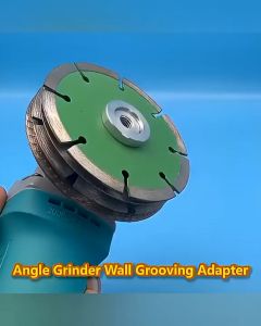 Adapter gerinda jadi mesin bobok jalur pipa listrik wall chaser