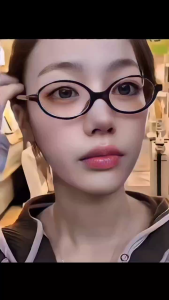 Frame Kacamata pria wanita Stylish kmbLINY Ringan Kuat minus baca Anti Radiasi