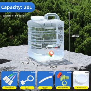 ZHENMIAO | Food-Grade PC Car Water Bucket With Faucet