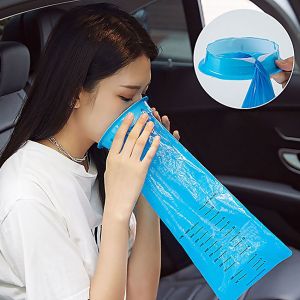 10Pcs Disposable Vomit Bags Sealable Emesis Bags For Travelling Car Airplane Motion Sickness Nausea