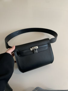 Túi Vuông Nhỏ Đa Năng Cổ Điển Kelly Bag Túi Đeo Chéo Vai Cho Nữ Túi Đi Làm Chất Lượng Cao Túi Da PU Mềm Màu Trơn
