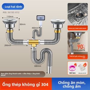 SHENYUAN | Bộ Chống Hôi Cho Bồn Rửa Bát