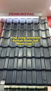 Zehn Genteng Upvc FXG-1040 10 x 6 Meter Hitam