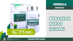Verdilla Bharata Original - Obat Paru Paru - TBC Sesak Nafas Bronkitis Batuk Berdarah Paling Ampuh