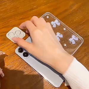 ฟิล์มเลนส์กล้อง ฟิล์มครอบเลนส์กล้อง สีพื้น iPhone 11 12 13 14 15 Plus Pro Max