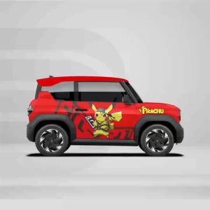 Tem dán xe VF3 - Decal Sticker dán xe - Ds Decal- 2 bên