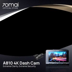 70mai A810 DashCam 4K Dual-Channel Recording With GPS ADAS AI Motion Detection Voice & APP Control