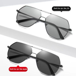 Kính mát nam M19II kính thời trang kính râm nam thời trang kính lái xe gương UV bảo vệ chống nắng thiết kế mạnh mẽ nam tính phong cách châu âu Cực kỳ sành điệu cực kỳ phong cách - Kiểu dáng đa dạng
