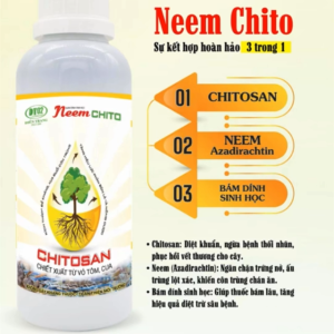 Chất Bám Dính Sinh Học Neem Chito GreenHome 150mlKháng Khuẩn Hạn Chế Bệnh Cháy Lá Trị Bọ Trĩ Rầy