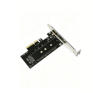 T.F.SKYWINDINTL(TFSKYWINDINTL) | M.2 NVMe SSD to PCIe 4.0 X4 Adapter NGFF M Key Riser Card 8GB/s Fast for 2230 2242 2260 2280 PCIe 3.0/4.0 LED & Metal Bracket