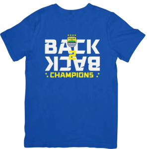 Kaos Persib Bandung Champions 2025 Cotton Knitto - T-Shirt Bola DTF Printing Pria Wanita