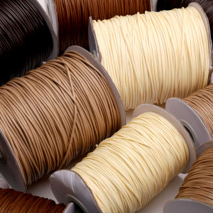 10m/lot 0.8/1.0/1.5mm Waxed Cord String Strap Necklace Rope Beads for Jewelry Making DIY Handmade Bracelet Necklace Accessories