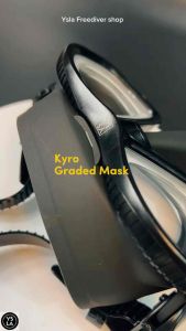 Fixed Graded Kyro Mask Freedive Low Volume Mask with Eva Box