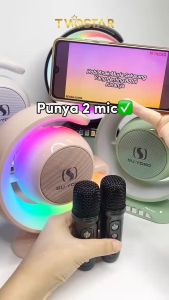 TWOSTAR TS-110 Karaoke Set LED 2 Microphone Bluetooth