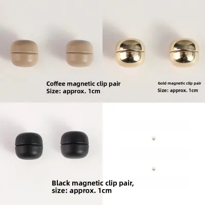 Invisible No-Sew Magnetic Button Cuff Shortening Adjustment Buckle Pants Leg Tightening Clip Home Fabric DIY Sewing Accessories