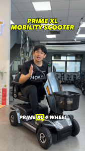 MOBOT SG OFFICIAL | PRIME XL 4 Wheel Mobility Scooter | 24V 38AH | 35km | Ultra Comfort Mobility Scooter