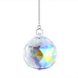 Transparent Faceted Crystal Ball Chandelier Parts Pendant Prism Lamp Beads Sun Catcher Rainbow Maker Wedding Home Party Decorati
