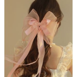 FENGFULUSHAN | Pink Bow Head Accessories 2025 New Style Elegance