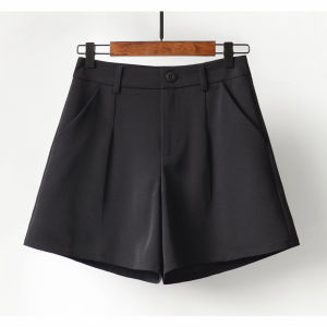 High Waist A-Line Shorts Womens Suit Summer Versatile Hot Pants Loose Slimming Wide Leg Casual Pants Spring Autumn New Arrival