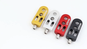 MUQZI CnC Alumunium Alloy Pengatur Tegangan Rantai Sepeda Gir Tunggal / Fix Gear / Track bikes Bicycle Chain Tensioner Single Speed Adjuster Folding Fixed Gear Bike Chain Adjuster