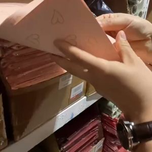 Kertas Buket Bunga Motif Love Flower Wrapping Paper Cellophane Love KB6130
