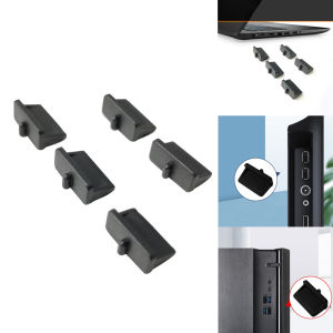 10PCS Durable Black for PC Laptop USB Plug Cover Stopper USB Port Covers Dust Plug USB Charging Port Protector