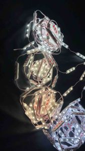 Led โมดูล 2835 Chiip Samsung แท้ Dc12v 1.2w 3led IP68 170° รับประกัน3ปี (1มัดมี 50ดวง)