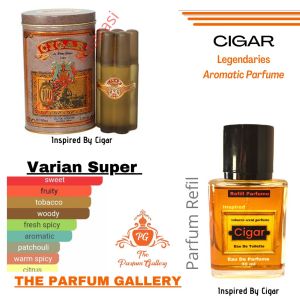 BISA COD PROMO Parfum Legendaris Pria Isi Ulang aroma wood Inspired Cigar Grade A Tahan Lama