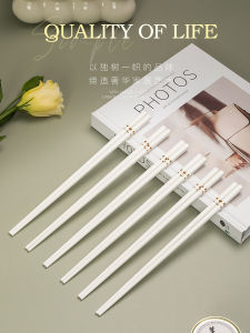 Antibacterial Ceramic Chopsticks Set Home Use Anti-Mold Slip-Resistant Simple Pure Color One Person One Chopstick 2025 New Design