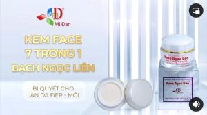 Chính hãng - Kem Bạch Ngọc Liên Mờ Nám Tàn Nhang Đồi Mồi Dưỡng Trắng Da 20gr