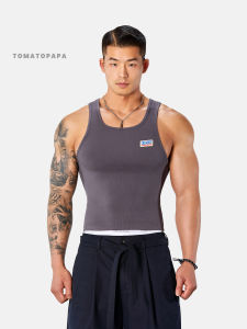 TOMATOPAPA | Slim Fit Highly Elastic Mens Athletic Tank Top
