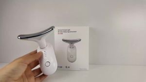 Máy Massage Mặt LED Ánh Sáng Đỏ Với Chức Năng Rung Thiết Bị Làm Đẹp Mặt Và Cổ Dụng Cụ Chăm Sóc Da Giúp Nâng Cơ Làm Săn Chắc Và Trẻ Hóa Da