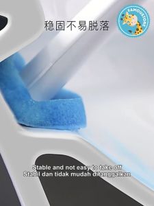 Famoustore Disposable Silicone Toilet Bowl Brush Cleaner Berus Toilet Tandas Viral Pakai Buang Berus Jamban With Pencuci 一次性馬桶刷