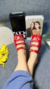 Sandal Selop Zara Tali Gesper CUTE Kekinian Korean Style Kode HZ2SEP