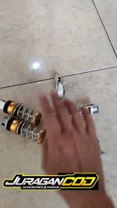 Pijakan Kaki Depan Suzuki Nex 1 Model Slim Flatbar Fullset Siap Pakai Bahan Tebal