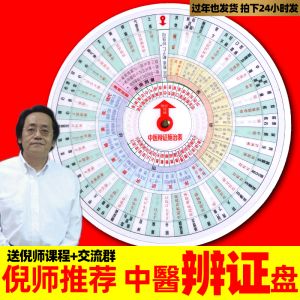 Traditional Chinese Medicine Comprehensive Set 1977 Diagnostic Treatment Disk Compass Five Elements Six Energies Circle