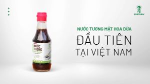 Nước tương hữu cơ Mật Hoa Dừa Sokfarm Hàng Việt Nam Xuất Khẩu  thơm ngọt tự nhiên thuần chay không đậu nành không gluten dùng được cho người tiểu đường