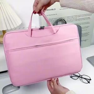 Túi Đựng Máy Tính Xách Tay Có Tay Cầm Cho MacBook Air/Pro 13-15.6 Inch Xiaomi Lenovo HP Dell Vỏ Máy Tính Xách Tay Nylon Chống Sốc Chống Nước