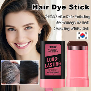 FORMBO Hair Dye Stick Organic Hair Color Pen Disposable Korean Instant Hair Dye Stick Brown&Black Convenient Portable Covering Gray Hair No Fading Quick Hair Dyeing Dont Damage Hair Hair Color Stick Pure Natural Plant Extracts Gentle And Non-irritating