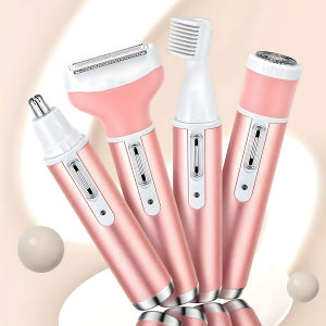 Electric Body Hair Trimmer For WomenBikini Trimmer And Underarm Hair RazorAL MaterialLithium BatteryEpilaotor Grooming Kit