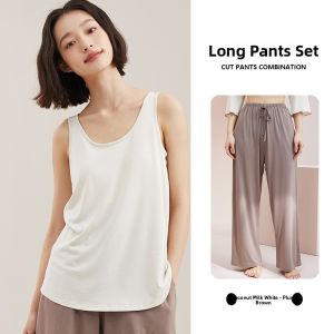 miiow | Breast Pad Sleepwear Set with Antibacterial Sleeveless Cool Feeling