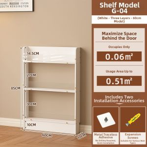 Ultra Thin Narrow Multi-layer Storage Shelf 10cm
