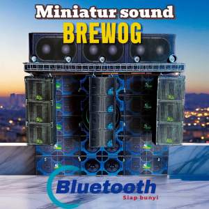 Miniatur sound Bluetooth brewog audio planar