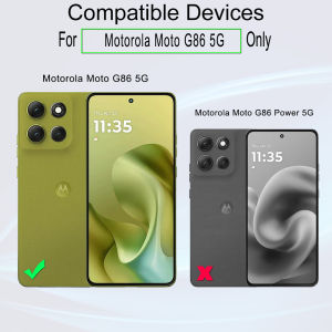 Ibywind For Motorola Moto G86 5G/G86 Power 5G Screen Protector(Pack of 2) with 1PC Metal Lens Protector 1PC Carbon Fiber Back FIlm Easy Install Kit