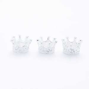 10pcs Vintage Alloy Small Crown Pendant Spacer Beads for DIY Necklace Bracelet Hair Accessories Jewelry Making Accessories