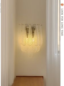 French Vintage Murano Glass Wall Light