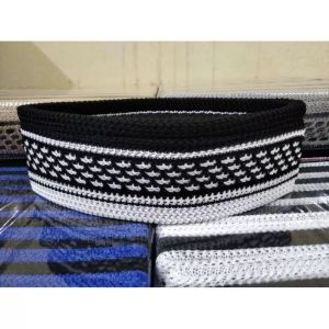 Paket Satu Kodi (20 pcs) Peci Rajut Dewasa Priangan Kopyah Rajut Parahyangan Souvenir Haji Umroh Tahlil Peci Songkok Rajut Premium