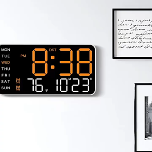 【Large screen】Digital Wall Clock Led Battery Operated Large Screen Display With Date Decor Aesthetic